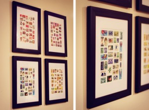 Postage Stamp Collage