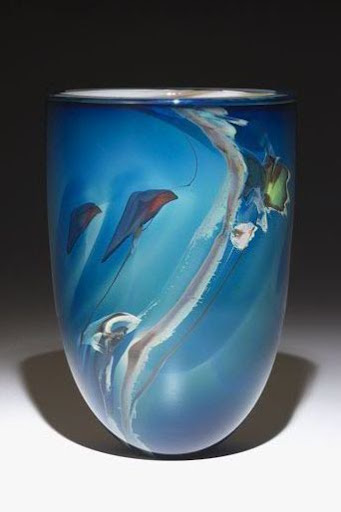 Casanova blue vase