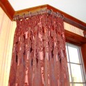 Before and After:  Drapery Panels on a Bay Window