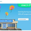Sherwin Williams Paint and Stain Sale – June 2012