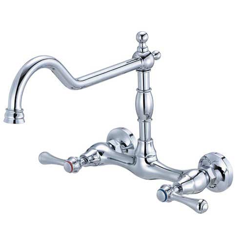 Danze wall faucet in chrome
