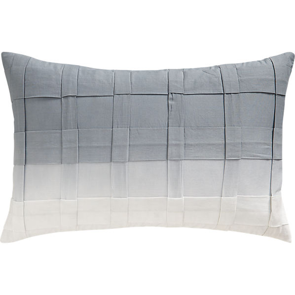 ombre gray pillow
