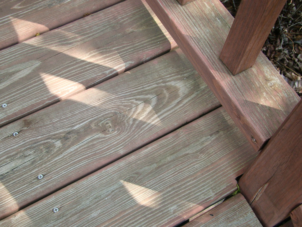 semi transparent stain deck