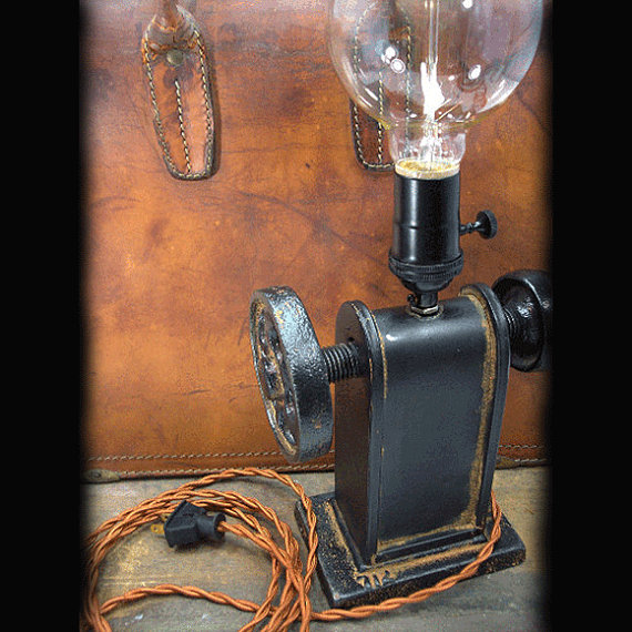 steampunk lamp