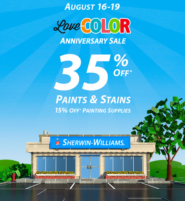 Sherwin Williams paint sale