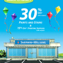Sherwin Williams Spring Sale – March 15-April 1, 2012