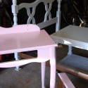 Before & After:  Cute Pink Vanity Set