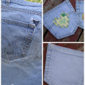 Before and After: Upcycled Jeans